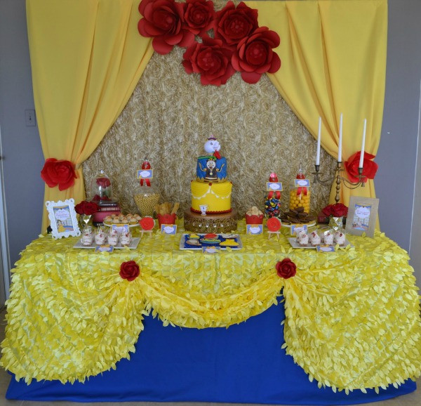 Beauty And The Beast Birthday Party
 Enchanted Beauty and the Beast Birthday Party Pretty My