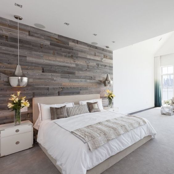 Bedroom Feature Wall Ideas
 25 Easy Ways To Personalize A New Home DigsDigs