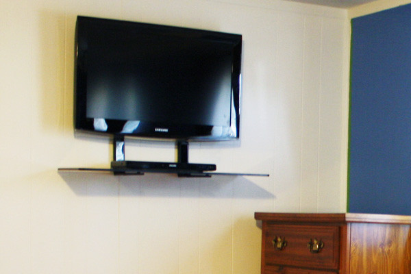 Bedroom Tv Wall Mount
 Wall Mounted Tv With Wall Mounted Shelves Home