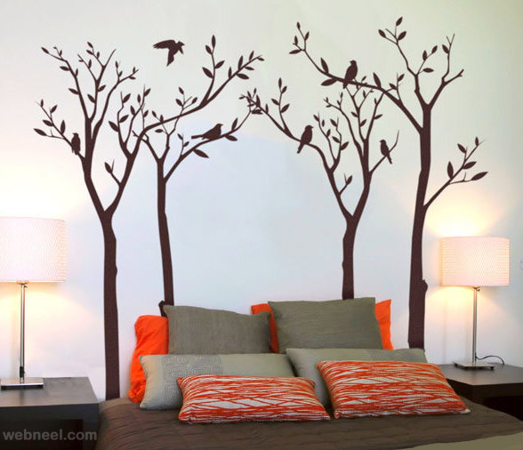 Bedroom Wall Art Paintings
 30 Beautiful Wall Art Ideas and DIY Wall Paintings for