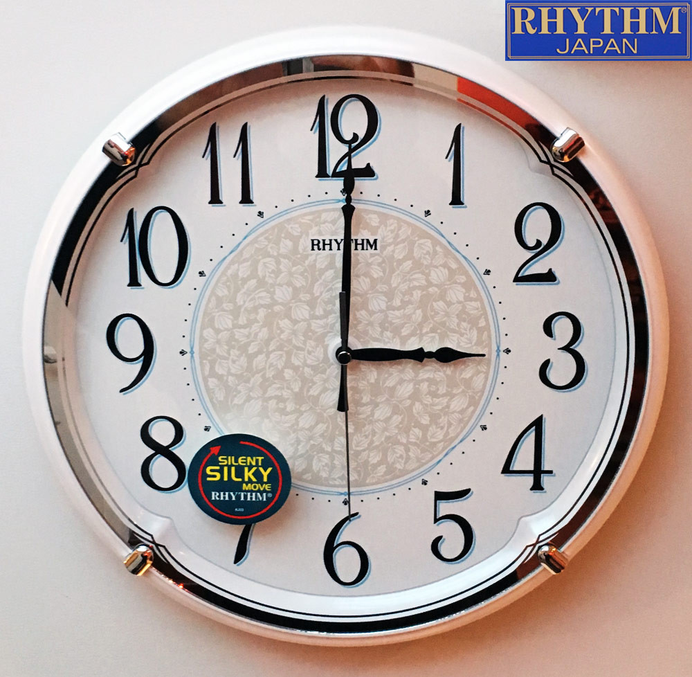 Bedroom Wall Clocks
 NEW Kitchen Home Wall Clock Retro Pearl Print Arabic Dial