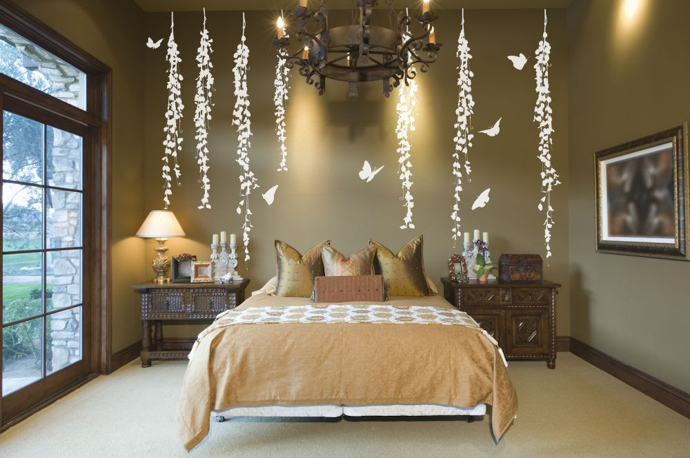 Bedroom Wall Decal
 Hanging Vines Decorative Wall Decals Removable Amandas