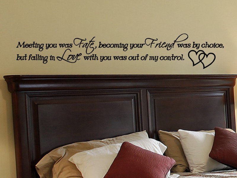 Bedroom Wall Decals Quotes
 Master Bedroom Wall Decal Wall Decor Love Quotes Wall Art
