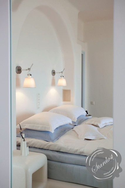 Bedroom Wall Lamp
 Modern Bedroom Design with Artemide Tolomeo Wall Lamps
