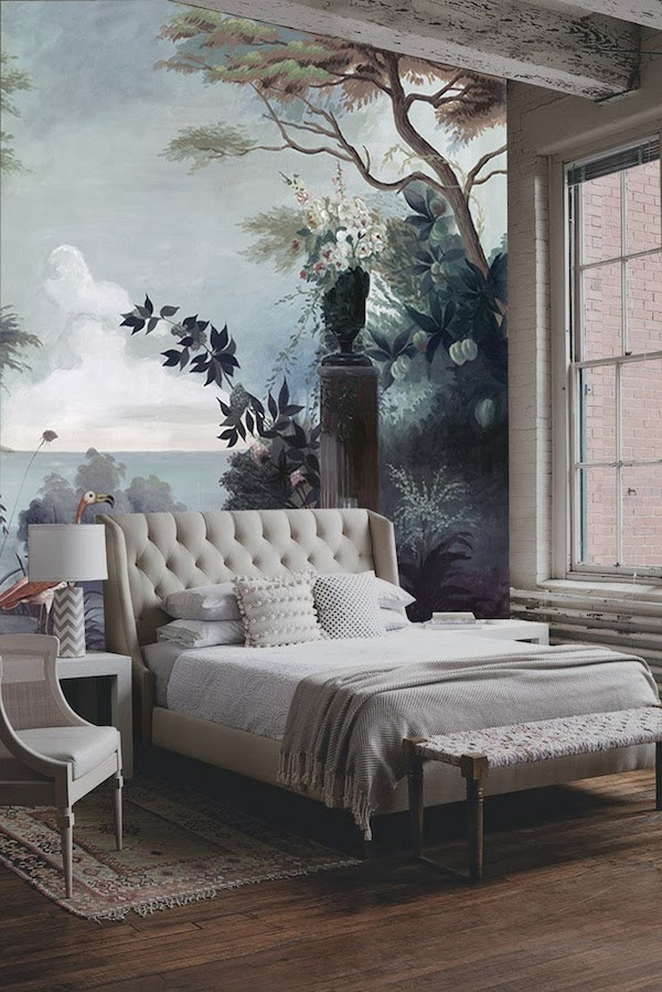 Bedroom Wall Mural
 Ananbô Panoramic Wallpapers Quintessence