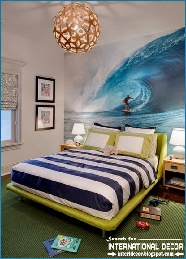 Bedroom Wall Mural
 15 Attractive teen boys room decor ideas