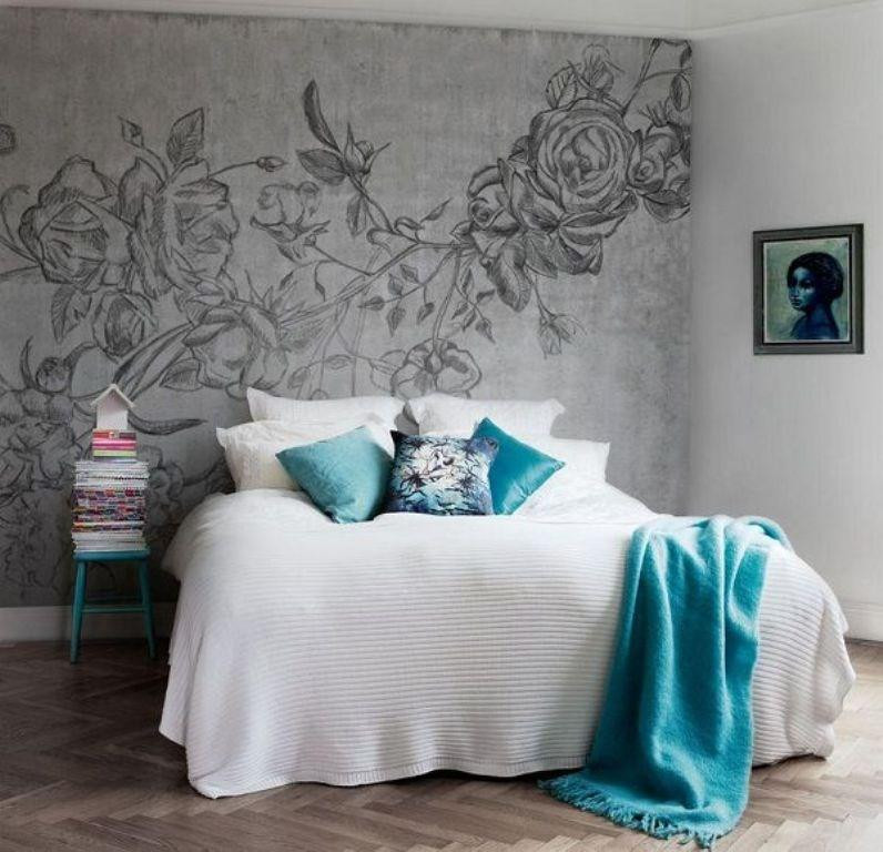 Bedroom Wall Mural
 Bedroom Wall Murals in 25 Aesthetic Bedroom Designs Rilane