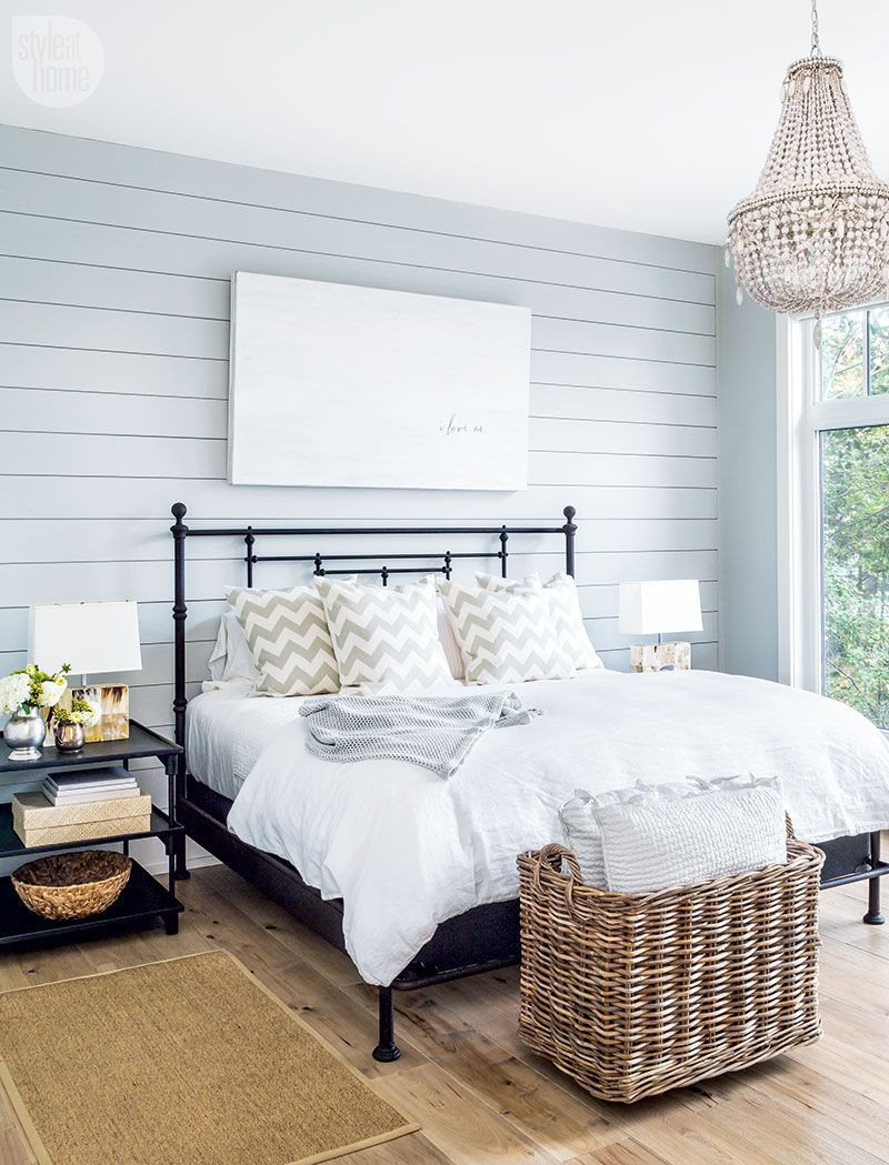 Bedroom Wall Panels
 Rustic meets refined in this new build family cottage in