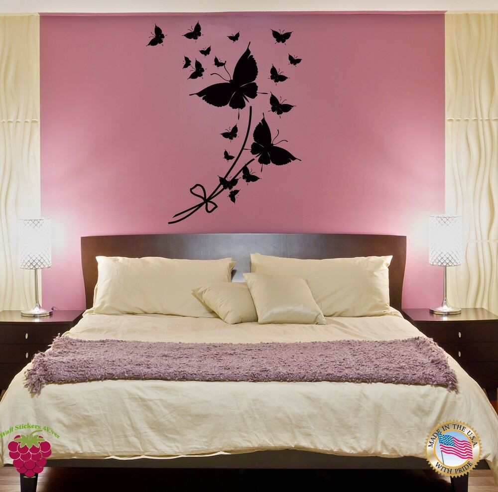 Bedroom Wall Stickers
 Wall Sticker Butterfly Cool Modern Decor for Bedroom z1413