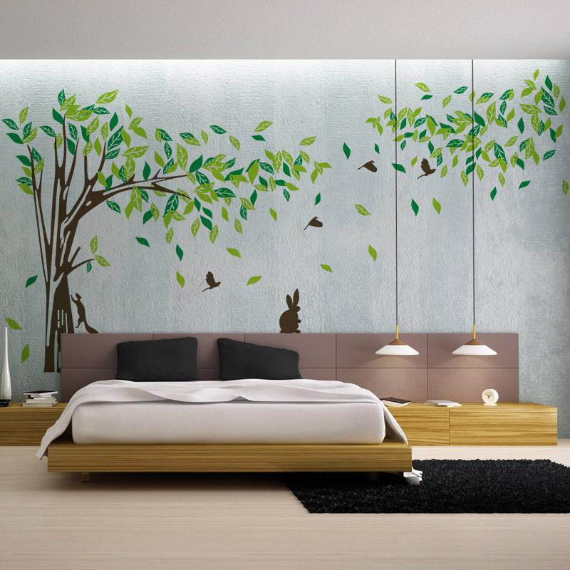 Bedroom Wall Stickers
 Living room Wall decals Bedroom wall sticker TV background