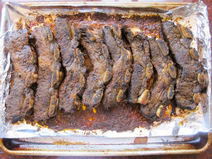 Beef Short Ribs Oven
 Oven Barbecued Flanken Ribs Smoky BBQ Short Ribs