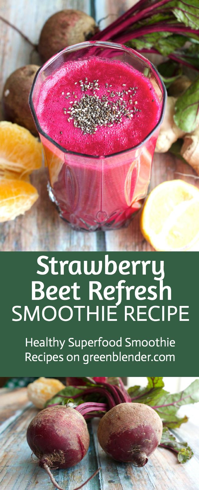 Beet Smoothie Recipes
 Strawberry Beet Refresh Smoothie Recipe – Green Blender