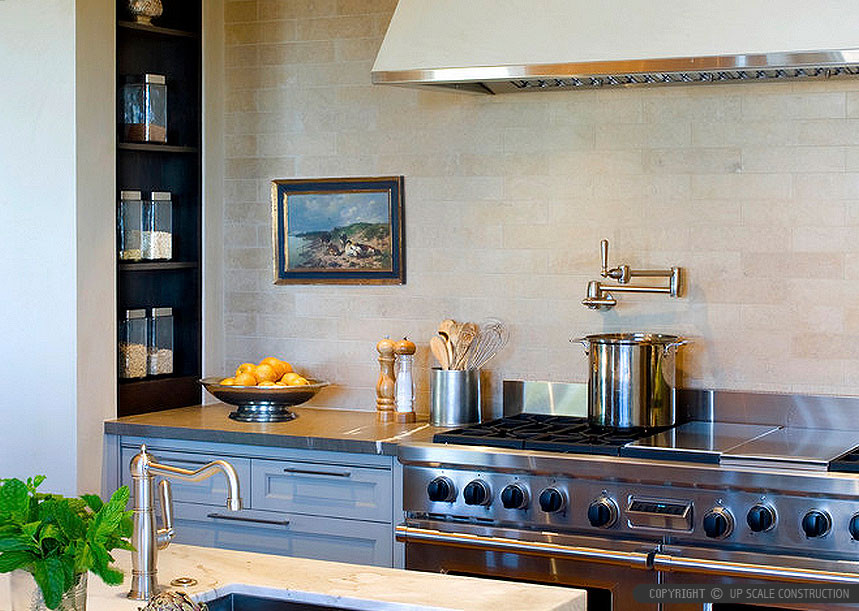 Beige Kitchen Backsplash
 3 BEIGE LIMESTONE SUBWAY KITCHEN BACKSPLASH IDEA