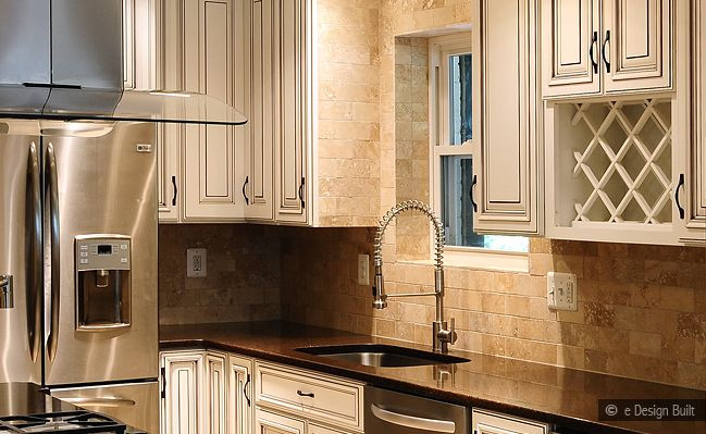 Beige Kitchen Backsplash
 TRAVERTINE BACKSPLASH IDEAS Kitchen remake