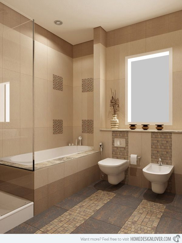 Beige Tile Bathroom Ideas
 16 Beige and Cream Bathroom Design Ideas