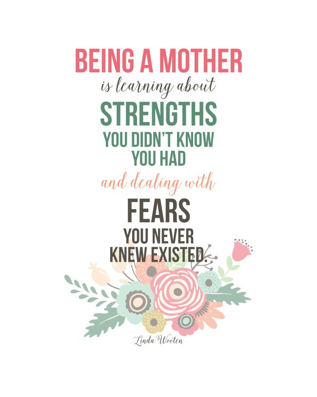Being A Good Mother Quotes
 Sunday Encouragement Motherhood Quote