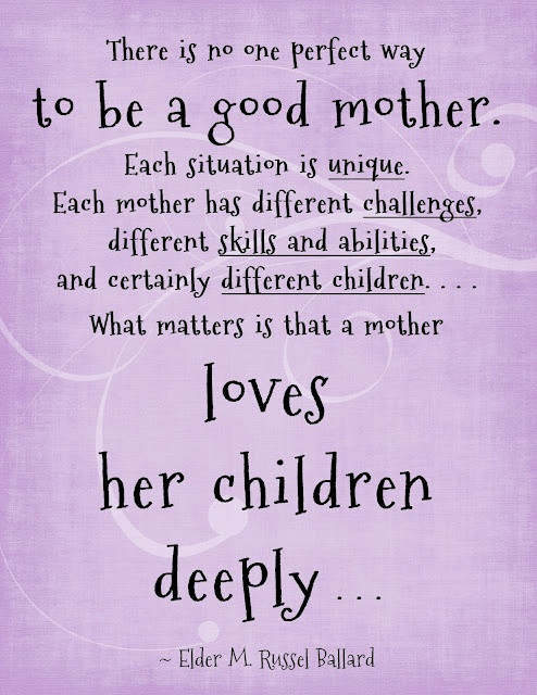 Being A Good Mother Quotes
 Mommy Vignettes Being a Good Mother