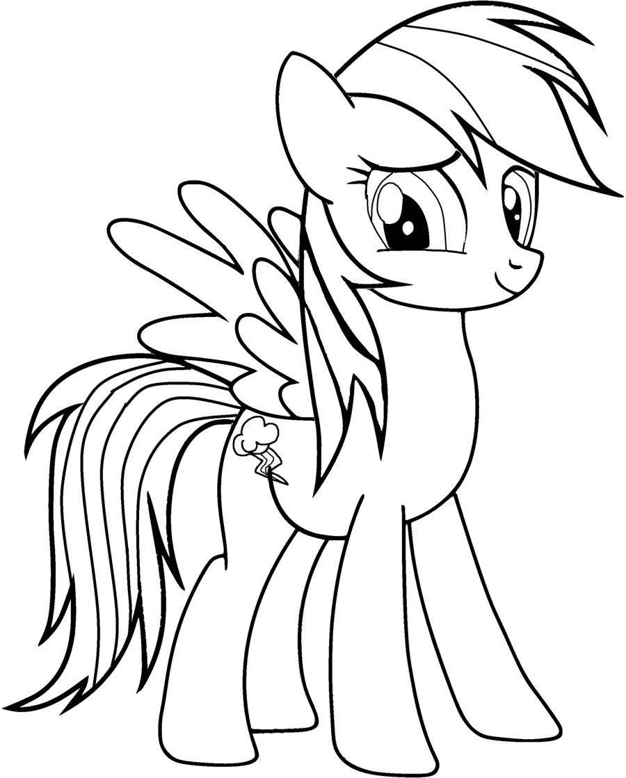 Best Coloring Pages For Kids
 Rainbow Dash Coloring Pages Best Coloring Pages For Kids