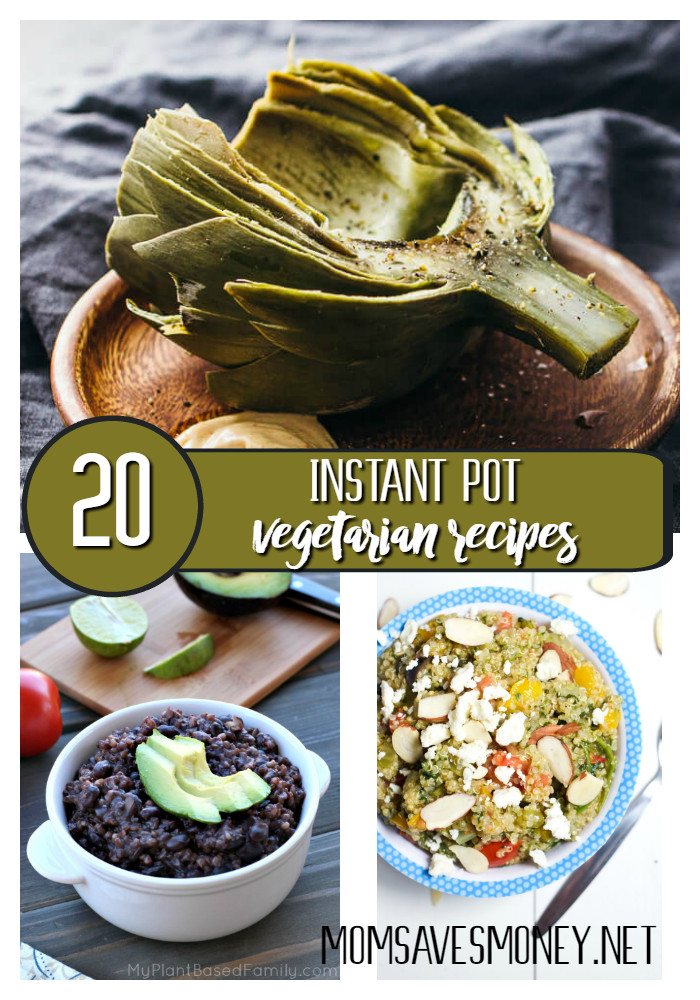 Best Instant Pot Vegetarian Recipes
 20 Instant Pot Ve arian Recipes Mom Saves Money