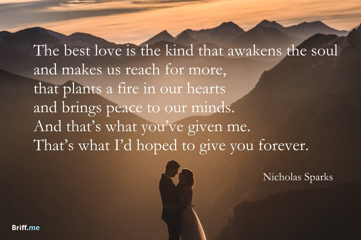Best Marriage Quote
 Best Wedding Quotes about Love Rain and Laughter