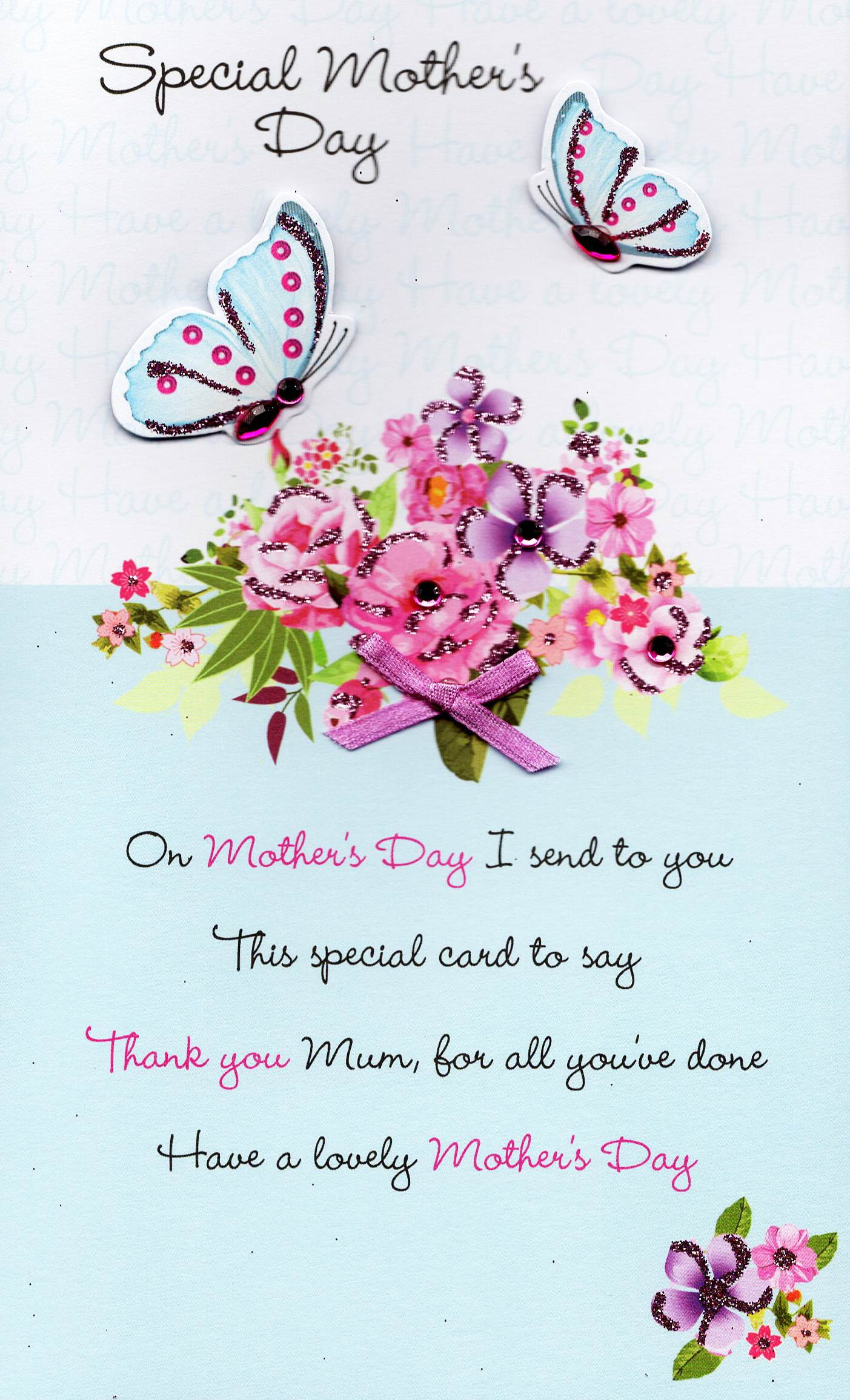 Best Mother'S Day Quotes
 Luxury Thank You Mum Hand Finished Mother s Day Card