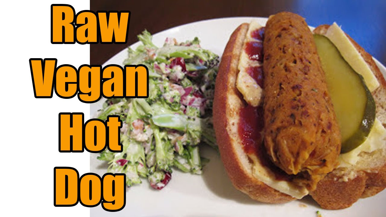 Best Vegan Hot Dogs
 Raw Vegan Hot Dog Recipe MOUTHWATERING