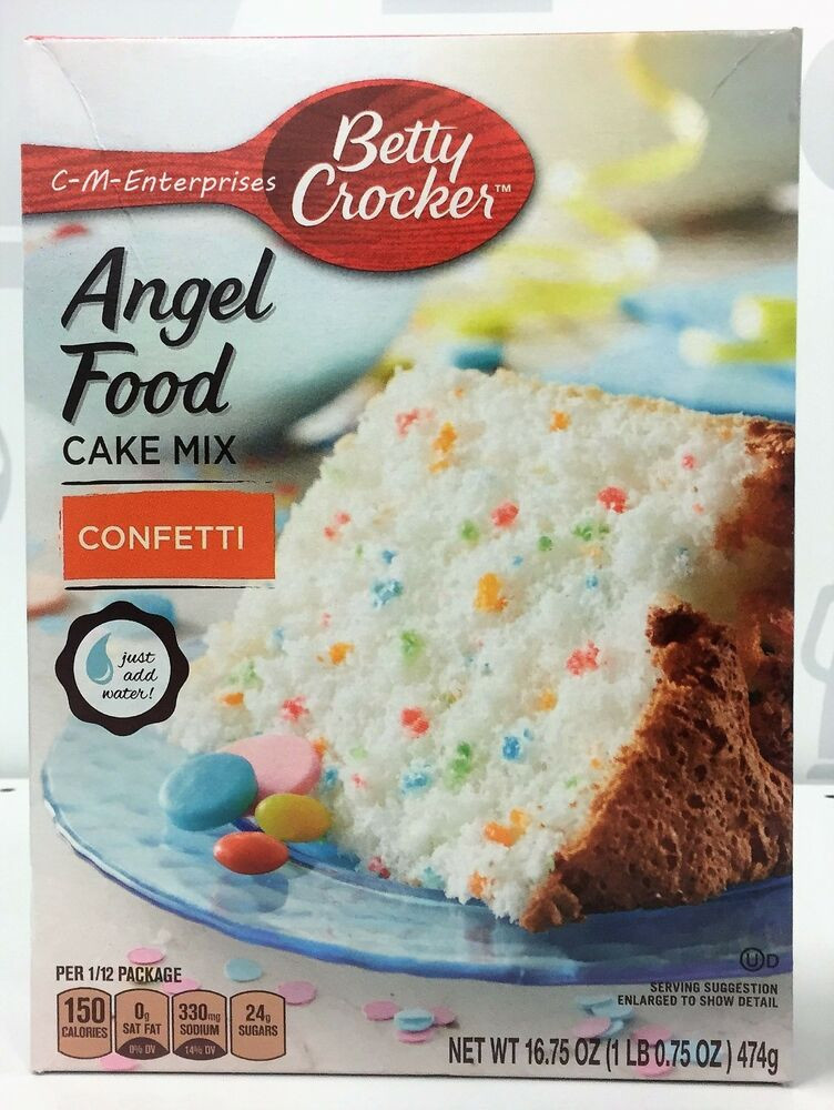 Betty Crocker Angel Food Cake
 Betty Crocker Confetti Angel Food Cake Mix 16 75 oz