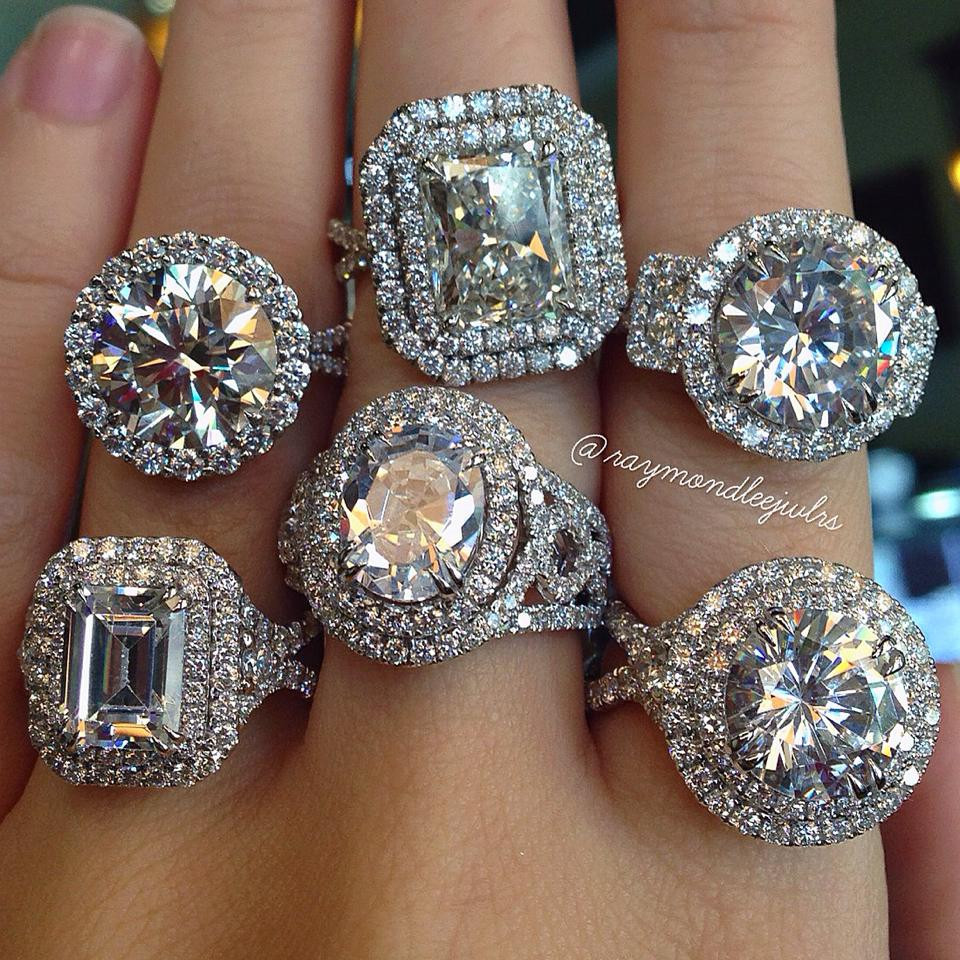 Big Diamond Rings
 Moissanite vs Cubic Zirconia Designers & Diamonds