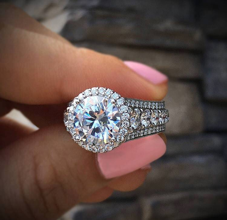 Big Diamond Wedding Rings
 8 Beautiful BIG Engagement Rings Raymond Lee Jewelers