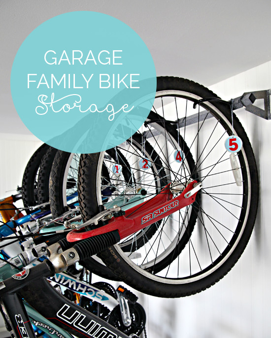 Bike Organization Garage
 Garage Update Family Bike Storage