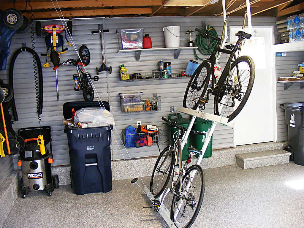 Bike Organization Garage
 Bike Lift 9 10 From 78 Votes Homemade 2 81