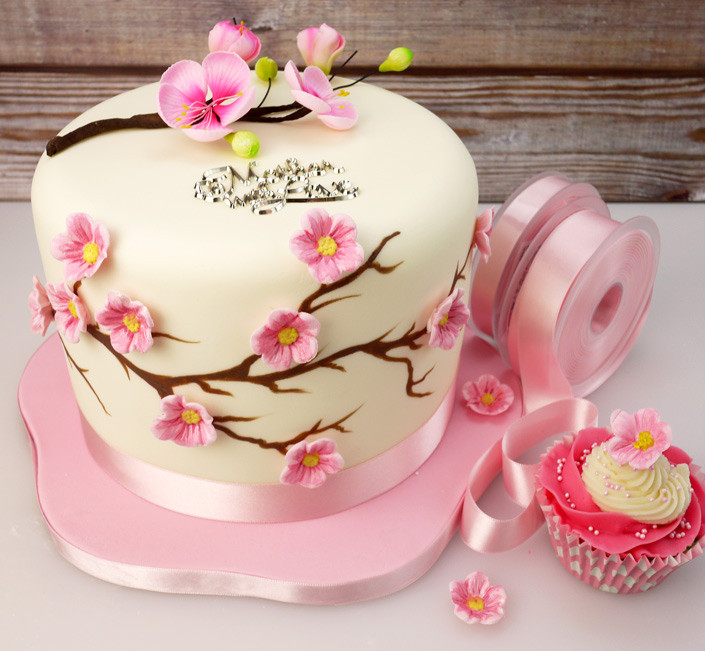 Birthday Cake For Mother
 How To Make A Cherry Blossom Mother’s Day Cake