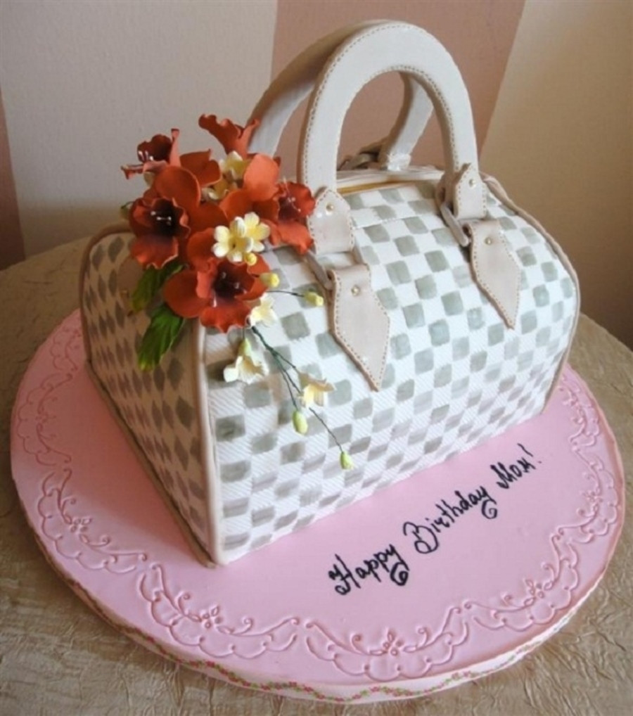 Birthday Cake For Mother
 Custom Purse Birthday Cake For Mom CakeCentral