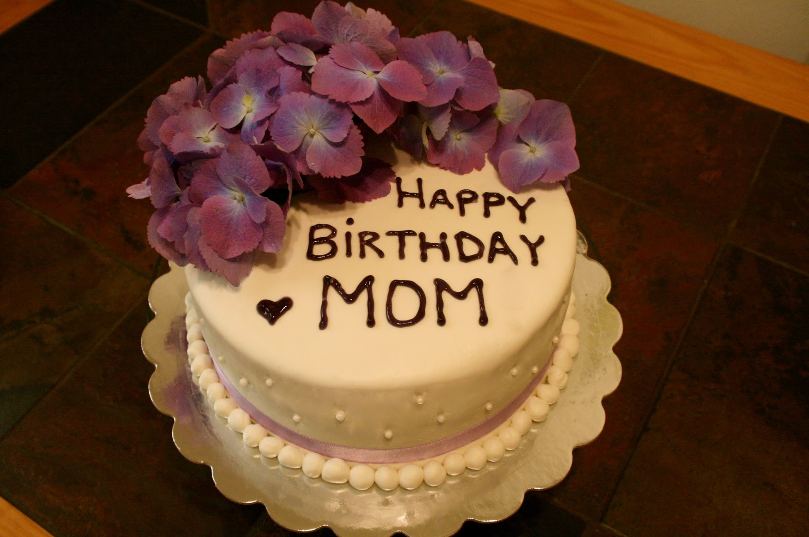 Birthday Cake For Mother
 Half Baked Happy Birthday Mom