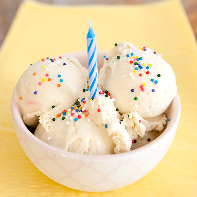 Birthday Cake Ice Cream Recipe
 Homemade Birthday Cake Ice Cream