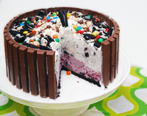 Birthday Cake Ice Cream Recipe
 Easy Kit Kat Ice Cream Cake — Today s Every Mom