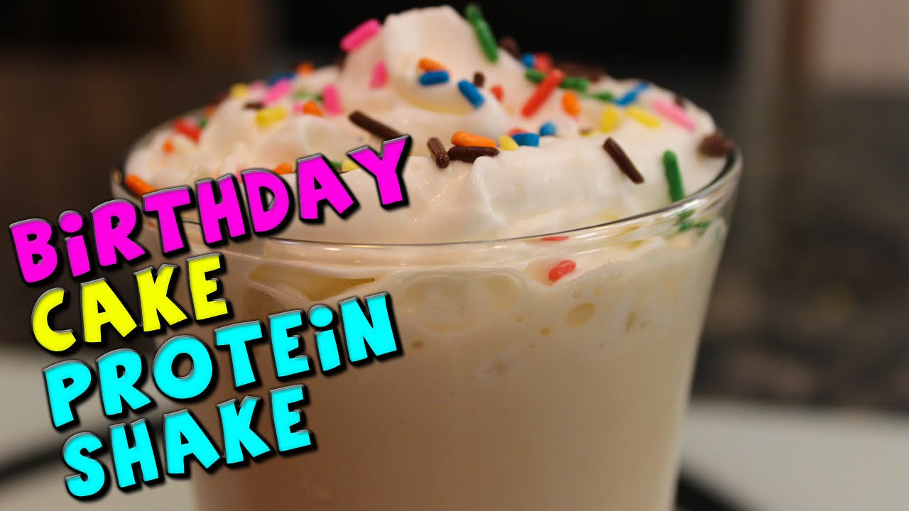 Birthday Cake Protein Powder Recipes
 Birthday Cake PROTEIN Shake Recipe