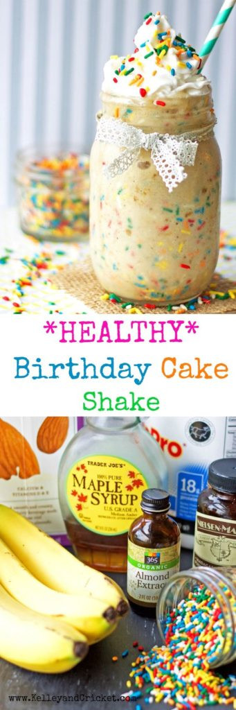 Birthday Cake Protein Powder Recipes
 Birthday Cake Protein Shake Healthy Dairy Free Paleo