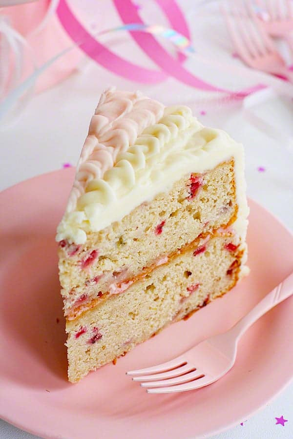 Birthday Cake Recipes From Scratch
 Strawberry Ruffle Birthday Cake from scratch i am baker