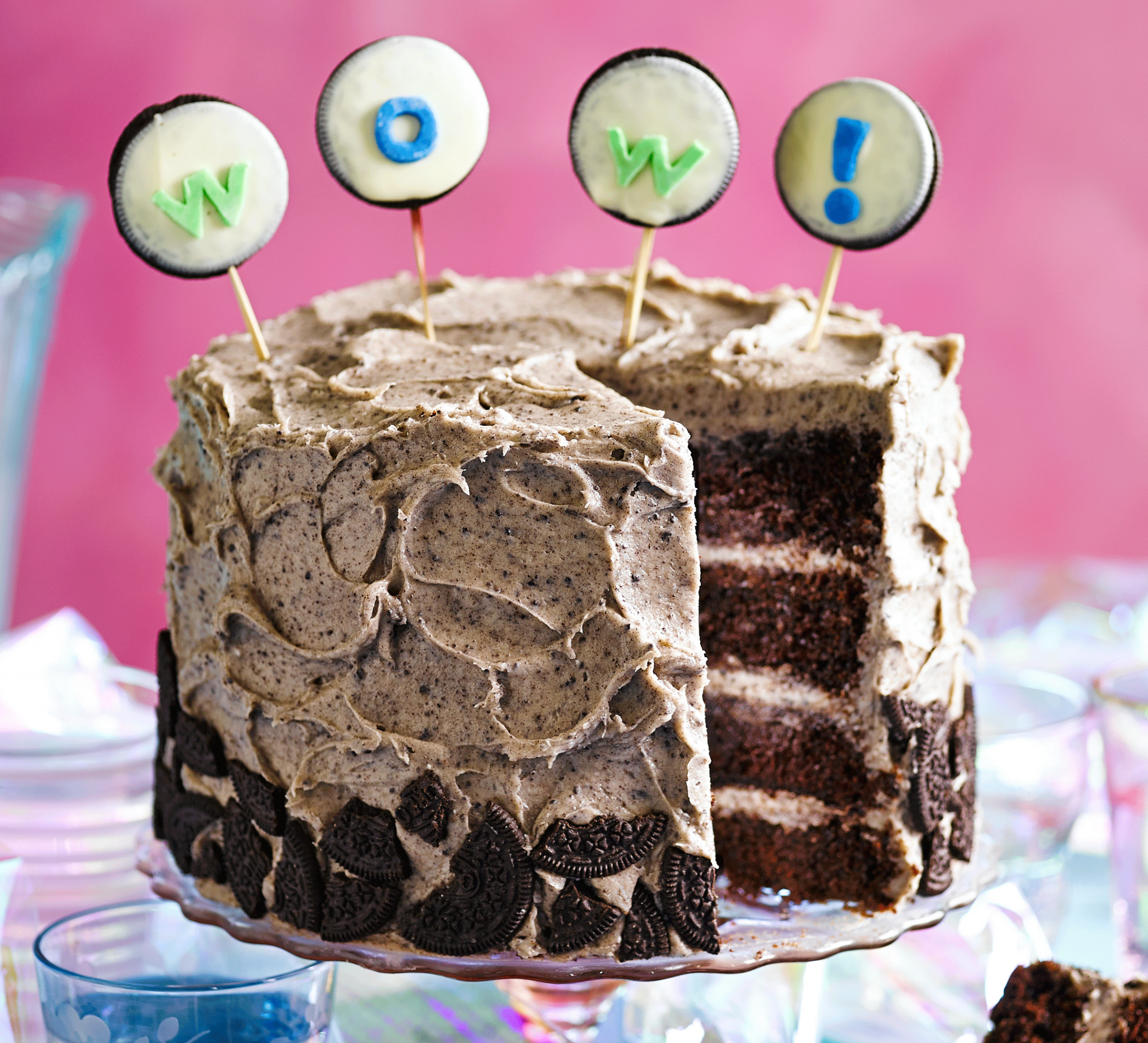 Birthday Cake Recipes
 Cookies & cream party cake