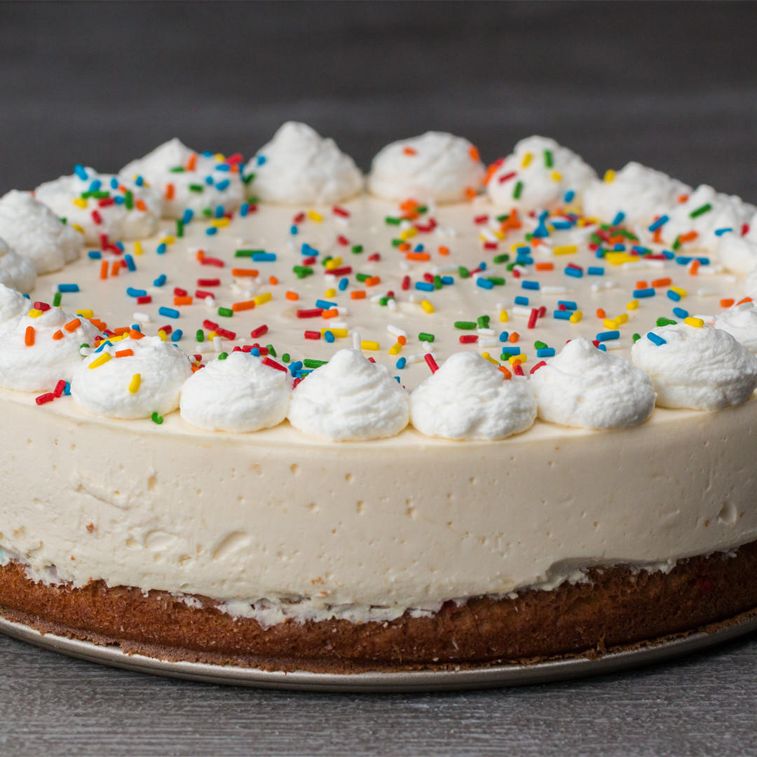 Birthday Cake Recipes
 Birthday Box Cake Bottom Cheesecake Recipe by Tasty