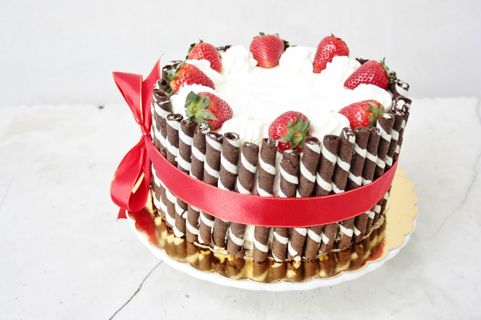 Birthday Cake Recipes
 everything is poetry strawberry & cream birthday cake