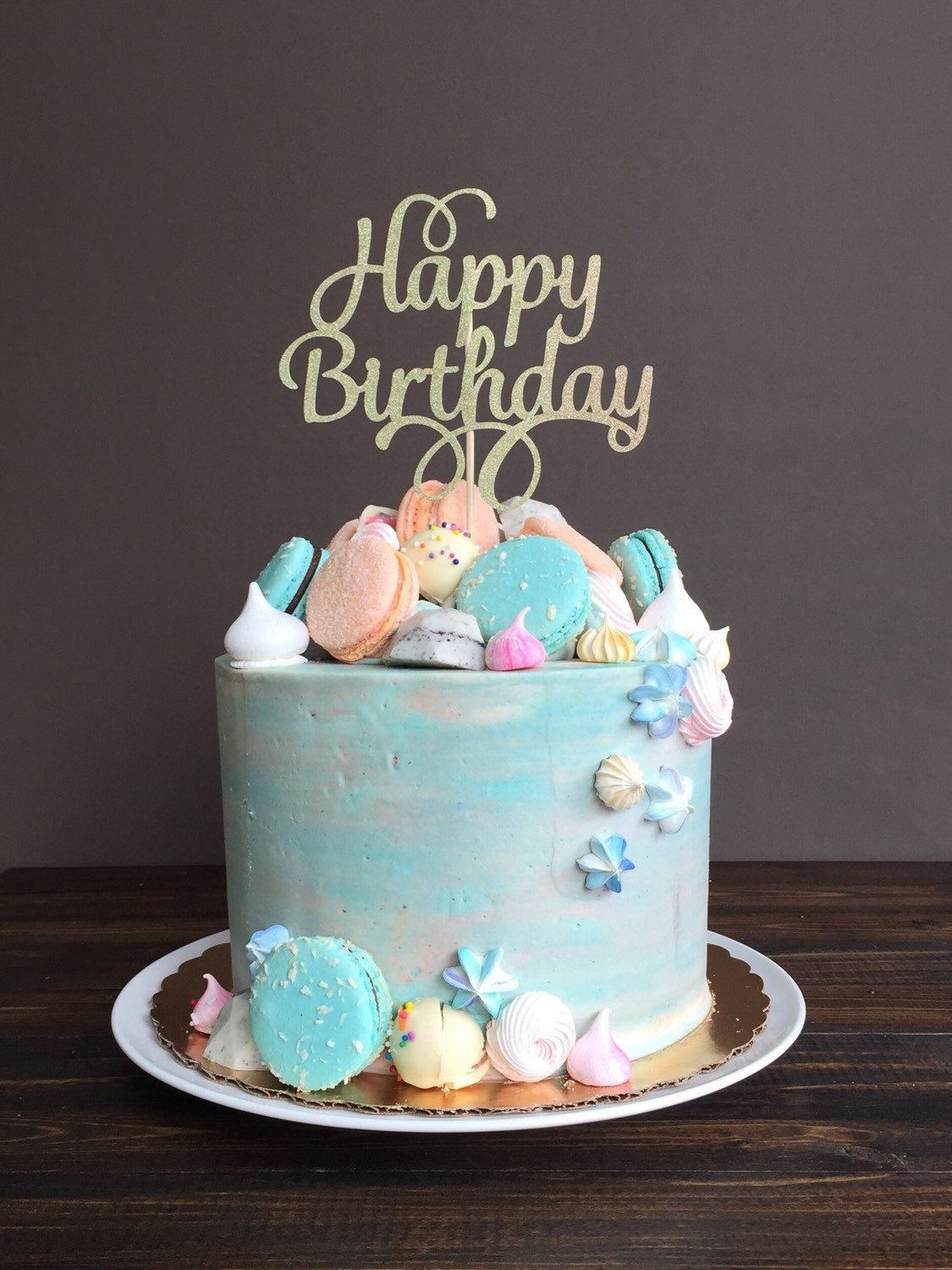 Birthday Cake Topper
 Cake topper Happy Birthday cake topper birthday cake