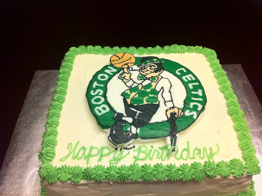 Birthday Cakes Boston
 Boston Celtics Birthday Cake CakeCentral