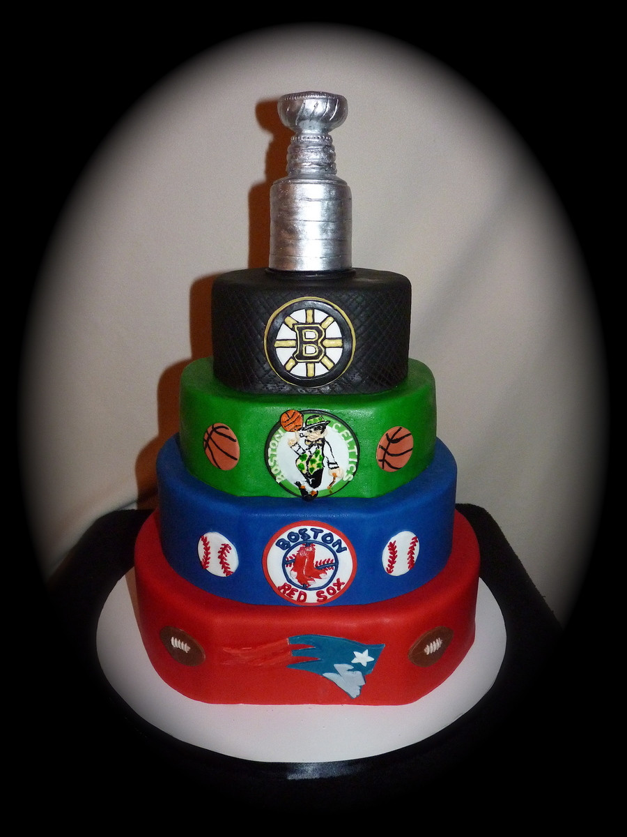 Birthday Cakes Boston
 New England Sports CakeCentral
