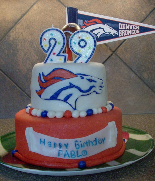 Birthday Cakes Denver
 Top Denver Broncos Cakes CakeCentral
