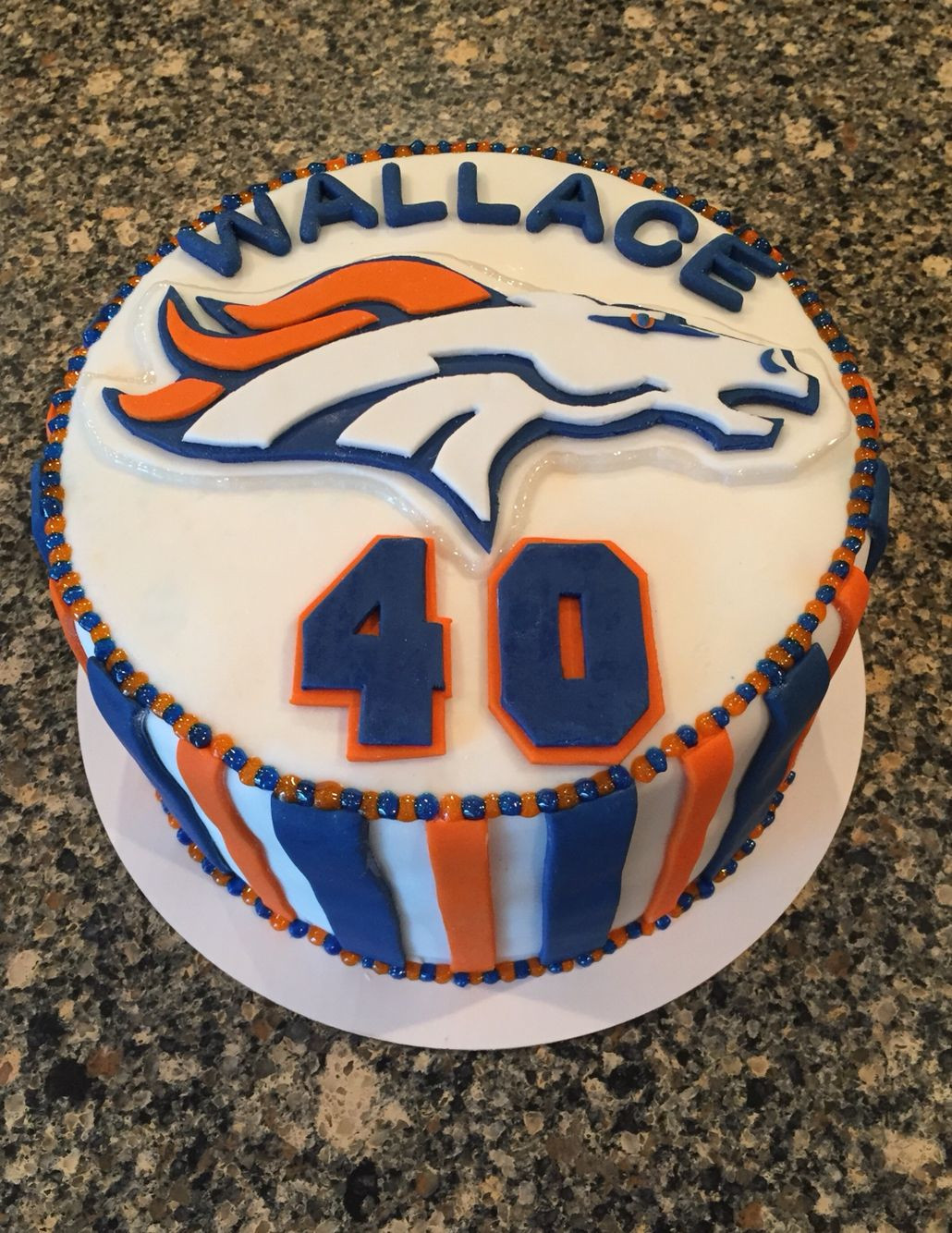 Birthday Cakes Denver
 Denver Broncos birthday cake