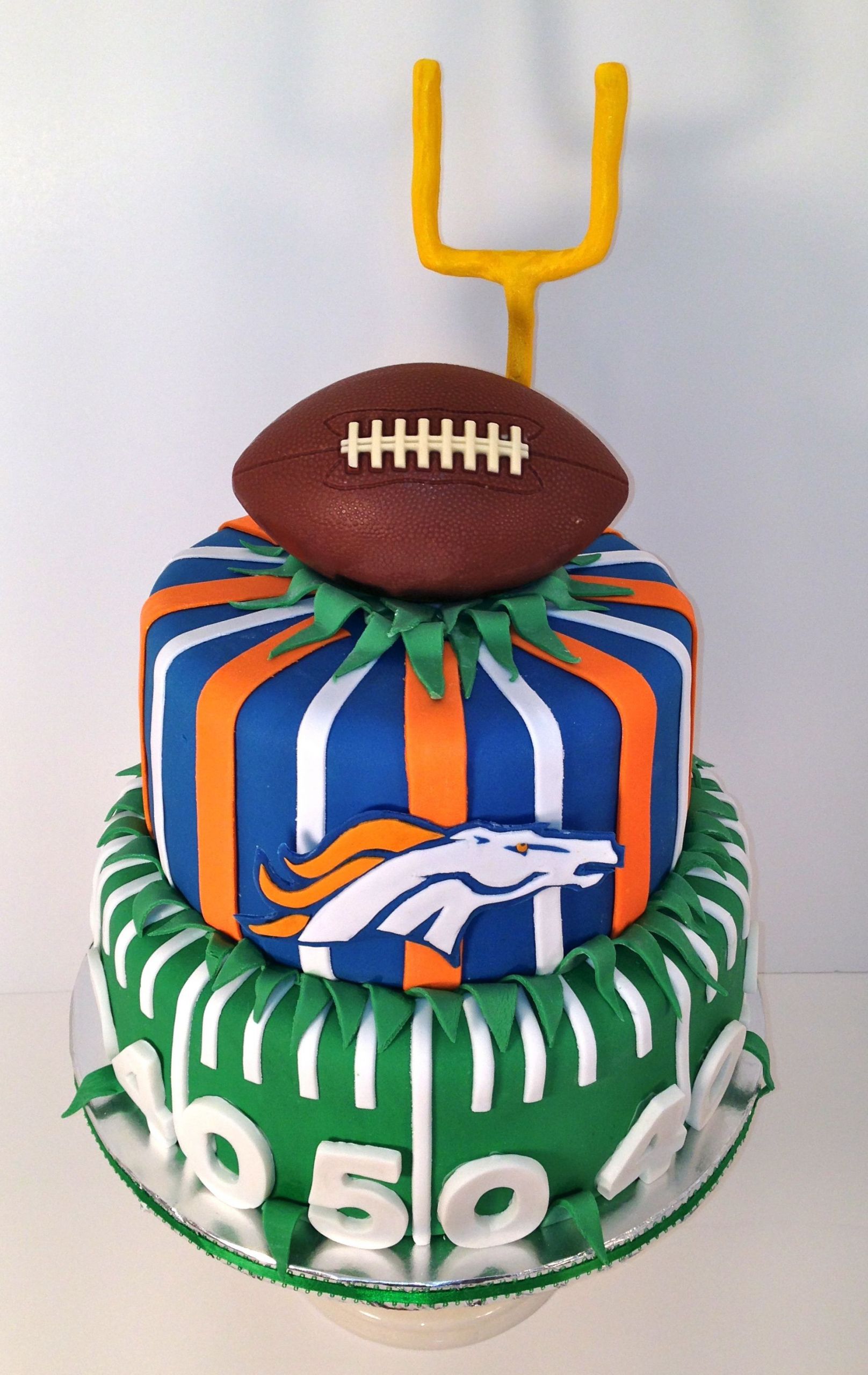 Birthday Cakes Denver
 Cakes by Kirsten Denver bronco s cake football cake