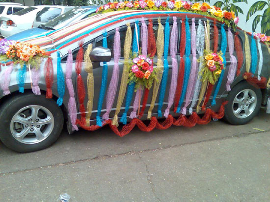 Birthday Car Decorations
 Mas Novias y Bodas Ideas para Decorar los coches de boda