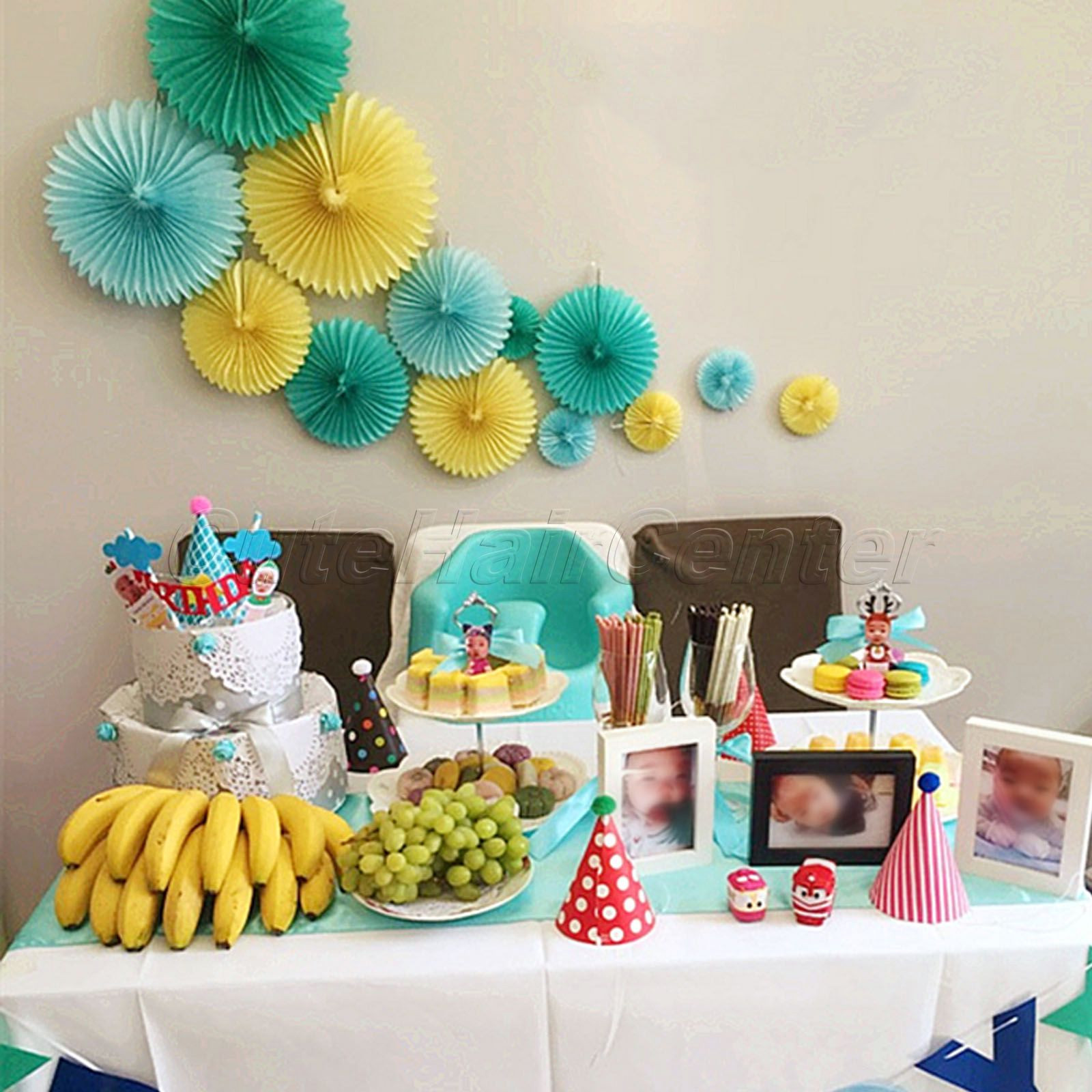 Birthday Craft Ideas For Kids
 New 5PCS Tissue Paper Fan DIY Crafts Hanging Wedding